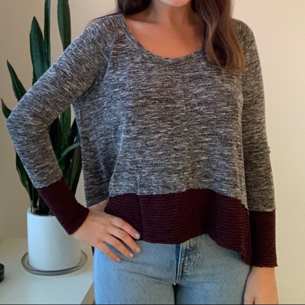 Free People Long sleeve top!